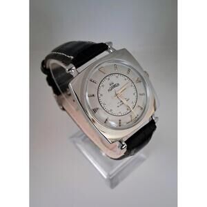 Vintage Roamer Men's Leather Mechanical Watch RARE